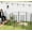 Black#2, variant on Dog Crate, 39 Inch Exercise Pen, 8 Panel Metal Pet Fence for Medium and Large Dogs, Black, Black Pet Playpen,Steel Chicken Coop, Pet Supplies Pens & Hutches