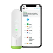 Angle View: Withings Thermo, Smart Contactless Thermometer, Fast, precise measurement of body temperature for baby and adult, WiFi enabled, FSA Eligible