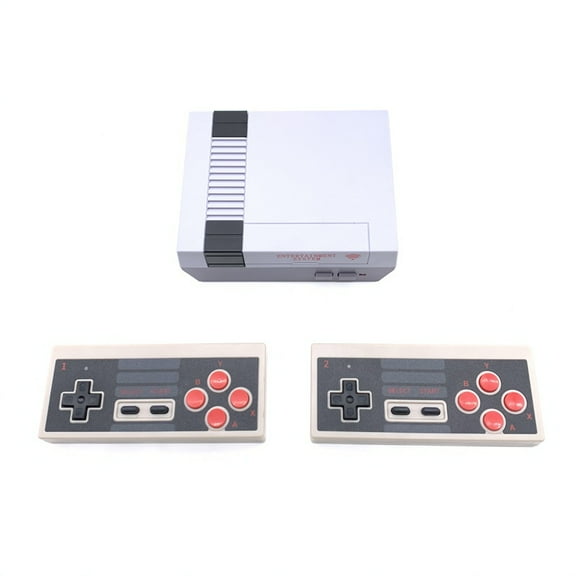 Retro Dual Wireless Controllers, Classic Mini Retro Controllers System Built-in 620 Plays and 2 Controllers, Plug and Play 8-Bit Entertainment System, Old-School Playing System for Adults and Kids
