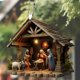 thumbnail image 5 of Adornos de acrílico para la escena de la natividad de Navidad con el nacimiento de Jesús, para el hogar, conmemoración religiosa sagrada para el árbol de Navidad, decoraciones para el coche, 5 of 5