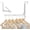 1 Pack, White(Dual Fold-2.0), variant on 1 Pack Over The Door Hooks,Over The Door Clothes Hanger with 10 Ridges,Space-Saving Over The Door Drying Rack,Door Hooks for Hanging Clothes,Larger Capacity Over The Door Hanger White