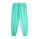 thumbnail image 1 of Pantalones largos para hombre, color liso, informales, con cordón en el tobillo, pantalones largos para hombre, 1 of 3