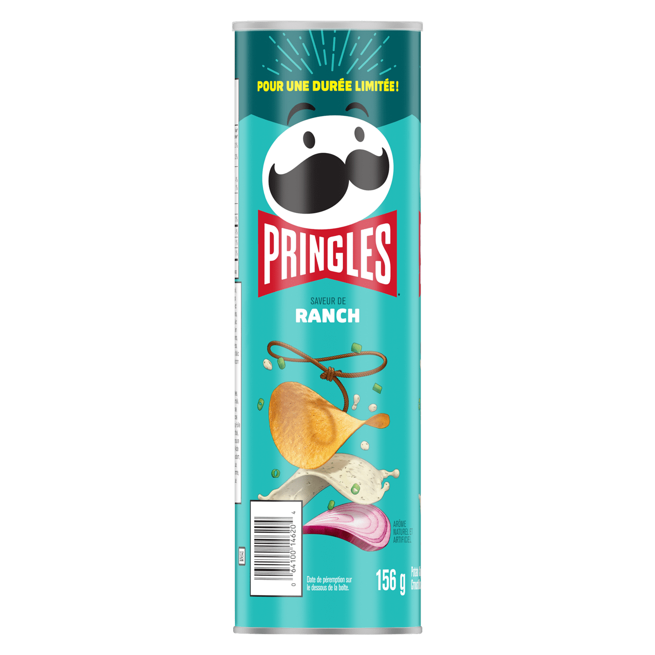 Pringles Potato Chips Ranch flavour 156 g