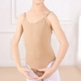 thumbnail image 2 of Akiihool Girls Tank Tops Girls Ballet Camisole Bodysuit Daily Seamless Underwear Dance Wear With Adjustable Straps(Beige,14-16), 2 of 9