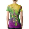 thumbnail image 2 of King of Mardi Gras Card Mens T Shirt White X-LG, 2 of 2