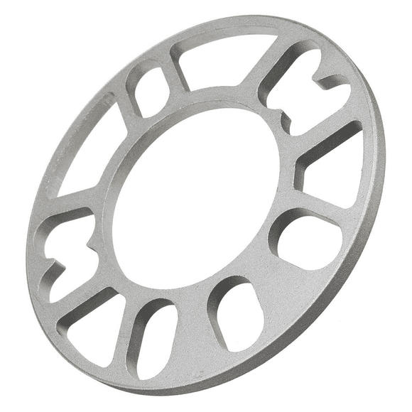 8Pcs Aluminum Wheel Spacers Shims Plate Auto Wheel Spacers 5mm Stud for 4X100 4X114.3 5X100 5X108 5X114.3 5X120