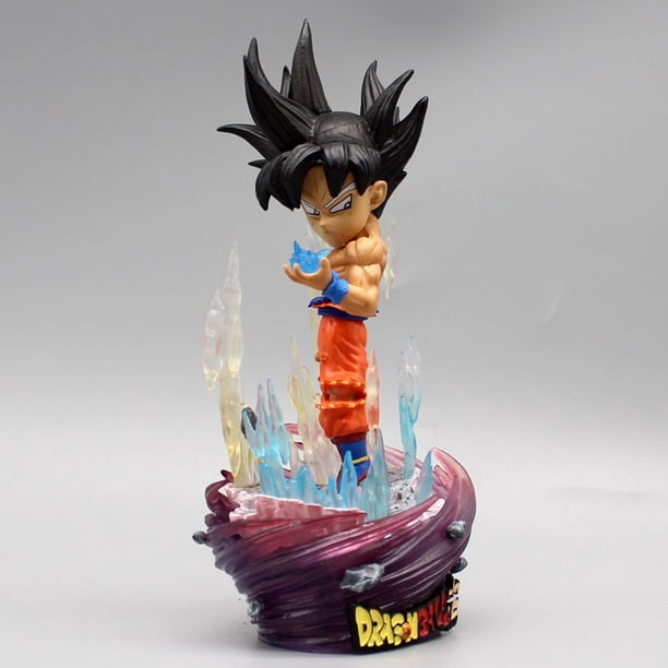 Anime Dragon Ball Son Goku Wcf Free Ratio Extreme Fide White Hair Silver Hair Awakening Figuras de acción Modelo Adornoszhangyuxiang