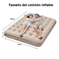 thumbnail image 3 of Colchón Inflable Queen Size + 2 Almohada Y Bomba Inflable Xtellar beige, 3 of 4