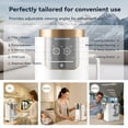thumbnail image 6 of NatureFlow F4 2nd Countertop RO Water Filter, 10-Stage Filtration, Alkaline Mineral Water, Instant Hot Water, 5 Temp Settings, 4:1 Low Waste, No Installation for Home Kitchen, 6 of 8