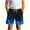 Blue, variant on Boys Summer Shorts Size 10-12 T, Holiday Drawstring Casual Printed Running Shorts Blue