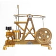 thumbnail image 2 of Steam Engine Model Kit That Works, Retro Watt Steam Pump Engine with Boiler Generator & Simulated Steam Mist for Physics Science Experiment Demonstration, 2 of 5