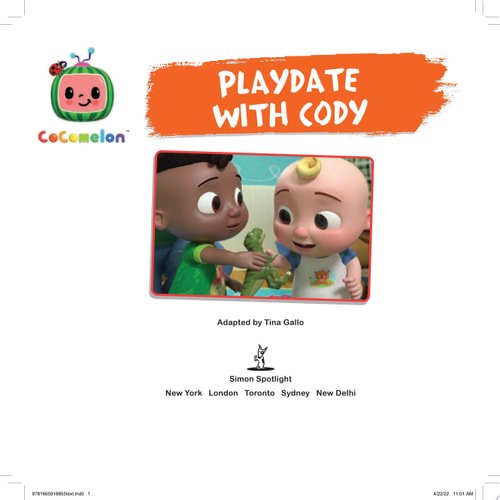 Pre-Owned Playdate with Cody 9781665918855 Used