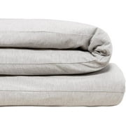 Calvin Klein Modern Cotton Body Solid 1 Piece Duvet Cover, King Size, Cotton Modal 170 GSM (Grey) Gray King