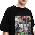 thumbnail image 3 of Camiseta novedosa Breaking Bad GTA Collage para hombre y mujer, cuello redondo, 100 % algodón, manga corta, tallas S a 4XL, 3 of 4