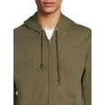 thumbnail image 4 of Athletic Works Men's Fleece Full Zip Hoodie Jacket, 4 of 5