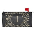 thumbnail image 2 of PHELIKA Letter I Classic Monogram Magnetic Mailbox Covers Post Letter Box Cover Standard Size 25.5H x 21W, 2 of 8