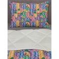 thumbnail image 3 of Casino Comforter & Sham Bedding Set, Stacks of Colored Casino Chips Betting Luck Leisure Repetition Illustration Print, 3 pcs Duvet Set Microfiber Filling Quilt, 5 Sizes, Multicolor, by Ambesonne, 3 of 4