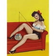 thumbnail image 3 of Driben, Peter 19x24 Black Modern Framed Museum Art Print Titled - Mid-Century Pin-Ups - Joker Magazine - Fishin n funny, 3 of 5