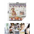 thumbnail image 4 of Fall Pumpkins Cloth Napkins Set of 8 Reusable Dinner Napkins, Autumn Leaves Thanksgiving Flowers Country Plaid Cocktail Napkin Washable Table Napkins for Wedding/Holiday Party/Baby Shower 20"x20", 4 of 7
