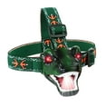 thumbnail image 2 of Faro de dinosaurio, equipo para acampar al aire libre, diadema ajustable, lámpara de cabeza, juguete para Halloween, cumpleaños, niños, senderismo , Verde, 2 of 8