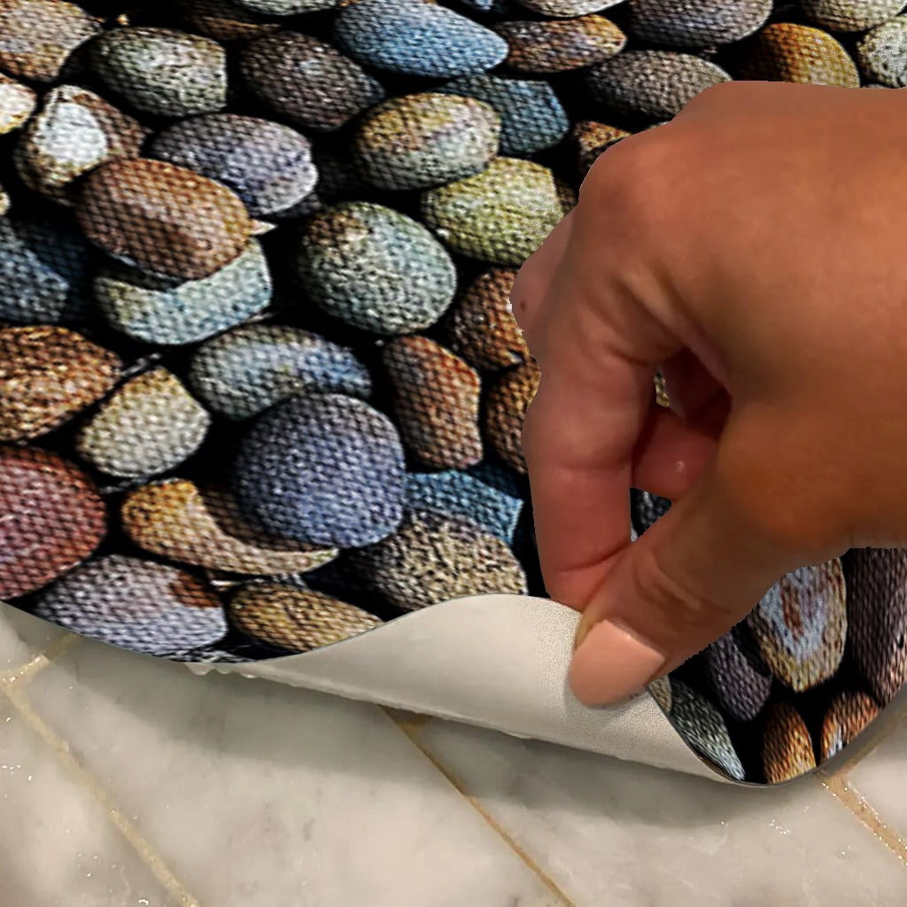 Kahuna Grip™ Non-Slip Bath & Shower Mat - River Rock (14x27)