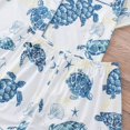 thumbnail image 4 of MAIHAN Women 2 Piece Pajamas Sets Short Sleeve Pj Set Home Clothing Set Button Up Summer Cute Pjs Pjs Printed Sleepwear Sets, 4 of 6
