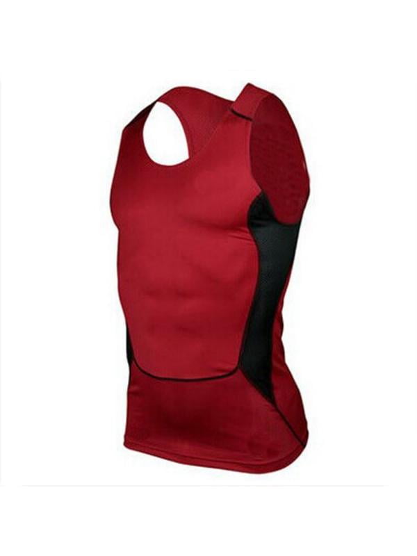 Details about   Mens Compression Base Layer Muscle Vest Tops Gym Sports Fitness T-Shirt Bottom 