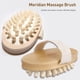 thumbnail image 2 of Paquete de 2 masajeres anticelulíticos de madera natural, masajer de mano de madera, cepillo para polvo para el cuerpo, relajación, sauna, spa y cabeza, 2 of 3