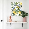 thumbnail image 4 of Canvas Wall Art Lemon Bird Canvas Art Print Fruit Leaves Branch Vintage Watercolor Pictures Wall Decor for Living Room Bedroom Artwork Decorations Stretched Framed Ready to Hang 8"x10", 4 of 9