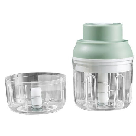 

Sukalun Electric Garlic Chopper | Garlic Mincer for Kitchen | Electric Garlic Chopper Mini Garlic Masher Mincer Crusher Pepper Chili Meat Grinder Food Processor 250ml+100ml