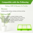 thumbnail image 3 of Nispira AER1 HAPF300AHD Allergan Remover Filter Replacement Compatible with Holmes Air Purifier HAPF30AT HAP242-NUC HAPF300AH-U4 HAPF300AHD-U4R True HEPA. 2 Packs, 3 of 8