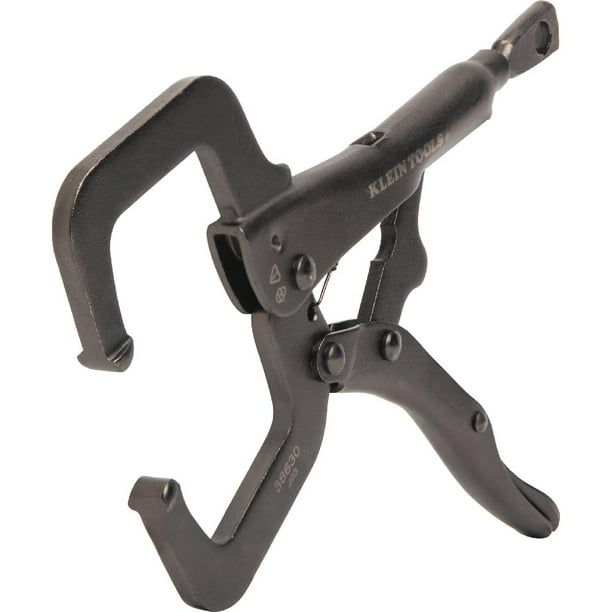 Pinzas de bloqueo Klein Tools 38630 con abrazadera en C, 15 cm, mordazas estándar