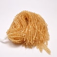 thumbnail image 3 of Imitate Austrian Bicone Glass Beads Strands Grade AA Faceted Sandy Brown 6x6mm Hole: 1mm 44~47pcs/strand 24.5~25cm, 3 of 3