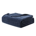 thumbnail image 3 of Better Homes & Gardens Velvet Plush Throw Blanket, Indigo Blue , Oversized Throw, 3 of 6