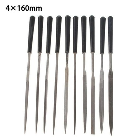 

GLFILL 10Pcs Steel Needle File Set Files For Metal Glass Stone Jewelry Wood Carving