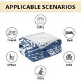 thumbnail image 6 of Wedding Throw Blanket - Soft, Fuzzy & Warm - 40x50 Inches Marriage Prayer Blankets for Bride, Groom - Blue Modern Throws Gifts for Newlywed Couples, 6 of 6