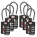thumbnail image 3 of TSA Approved Cable Luggage Locks, 6 Pack, Easy Read Dials with Alloy Body, 3 of 4