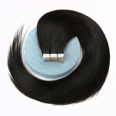 Bhf Hair Tape Hair Extension Remy Human Hair Silky Straight White