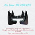 thumbnail image 2 of For Mini Cooper R56 2008-2013 coopers Mud Flaps Mudguards Splash Guards Mudflaps Car Fenders accessories Front Rear 4 Pcs/SetR56, 2 of 5