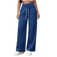 thumbnail image 3 of Jsaierl Womens Sweatpants Athletic Baggy Elastic Waist Trousers Casual Drawstring Work Jogger Pants with Pockets, 3 of 8