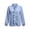 Blue, variant on Lmueinov Womens Long Puff Sleeve Shirts Plus Size V Neck Ruffle Loose Pullover Blouses Fall Solid Dressy Lightweight Business Casual Tops S-5XL