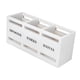 thumbnail image 1 of Organizador de cubiertos con 3 ranuras para cubiertos Blanco, 1 of 9