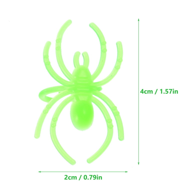 Plastic 2024 spider rings