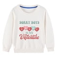thumbnail image 2 of Elainilye Fashion Toddler Sweatshirt Boys Girls Cute Valentine's Day Heart Print Long Sleeve Top Hoodies Sizes 3-10Y,White, 2 of 9
