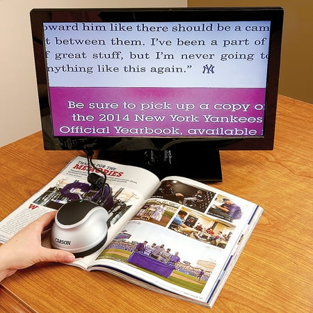 (Set) EZ Read Visual Aid For TV With Batteries - Uses An Internal LED Light