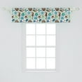 thumbnail image 2 of Ambesonne Sea Shells Valance Pack of 2, Abstract Maritime, 54"X12", Seafoam Brown Blue, 2 of 4