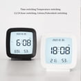 thumbnail image 4 of Reloj digital Yuarrent ABS Control de voz LCD Color sólido Blanco, 4 of 6