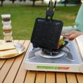 thumbnail image 1 of CLS Baking pan,Clamp Dual-sides Sandwich Handle Muffin Sandwich Muffin Sandwich Pan Sandwich Pan Picnic Outdoor Handle Muffin Picnic Clamp Dual-sides Pan Picnic Clamp, 1 of 6