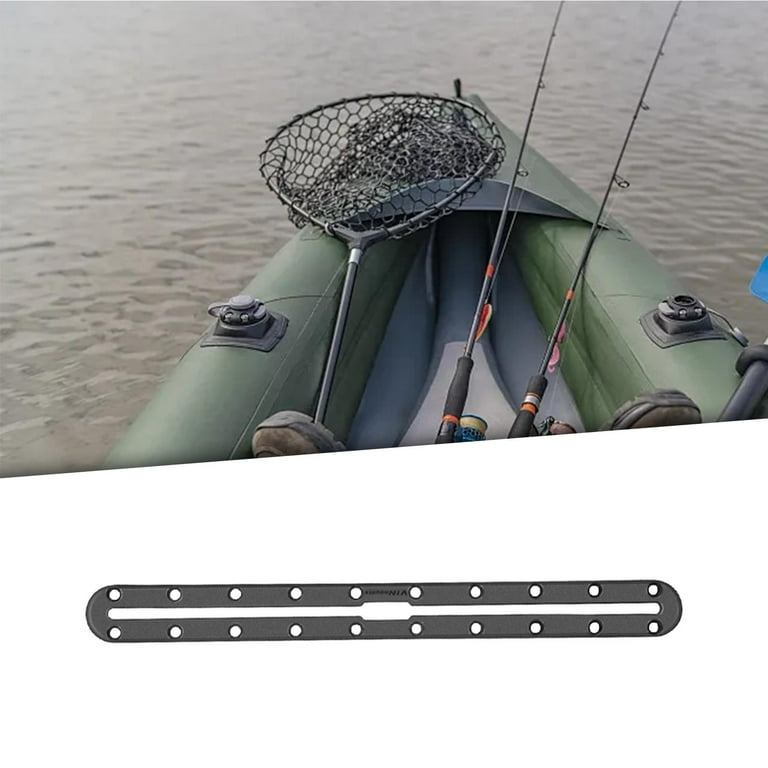 Outdoor Kayak Slide Track Rails Bracket DIY Accessories Durable Marine  Hardware Mounting Base Rack Fishing Rod Holder for Canoe, Tackle Long 