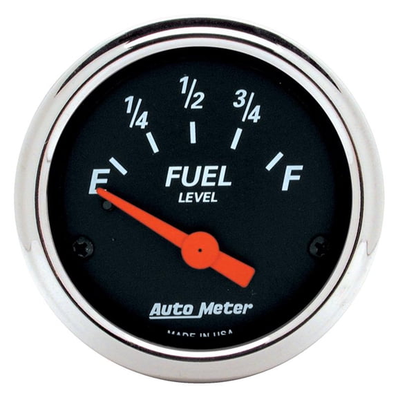 Autometer 1425 Designer Black Fuel Level Gauge